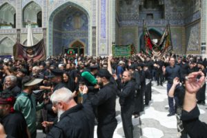 برگزاری پرشور مراسم عزاداری شهادت امام رضا (ع) در حرم مطهر رضوی